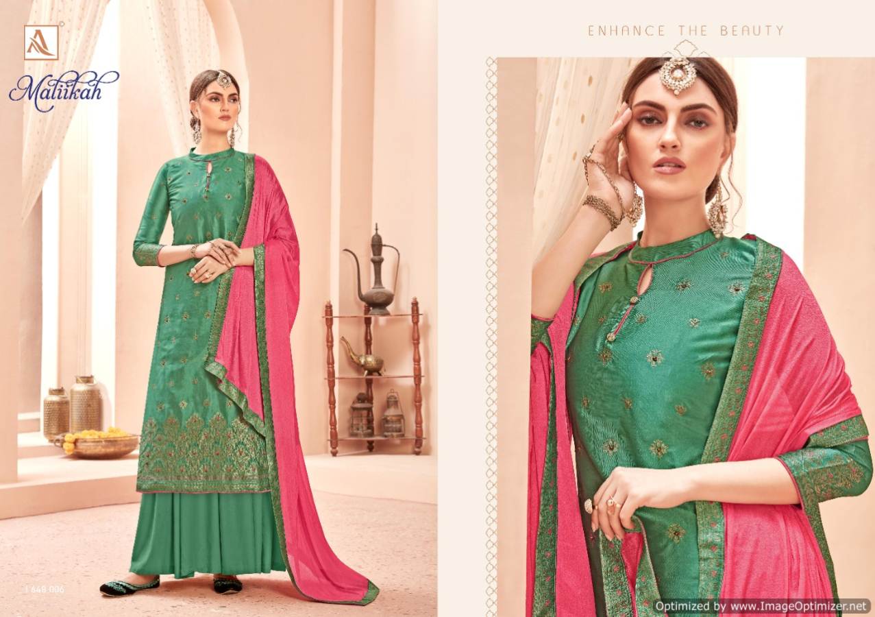 Alok Presents  Maliika  Designer Dress Material