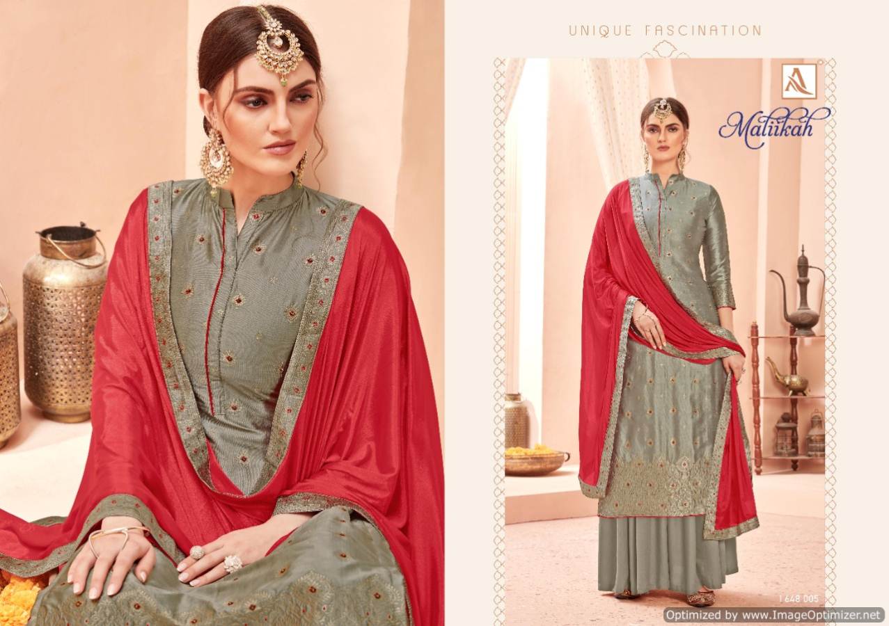 Alok Presents  Maliika  Designer Dress Material