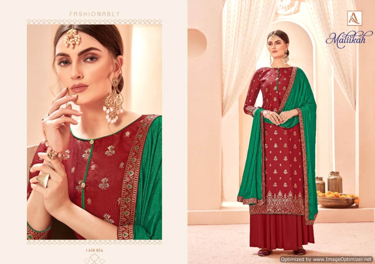 Alok Presents  Maliika  Designer Dress Material