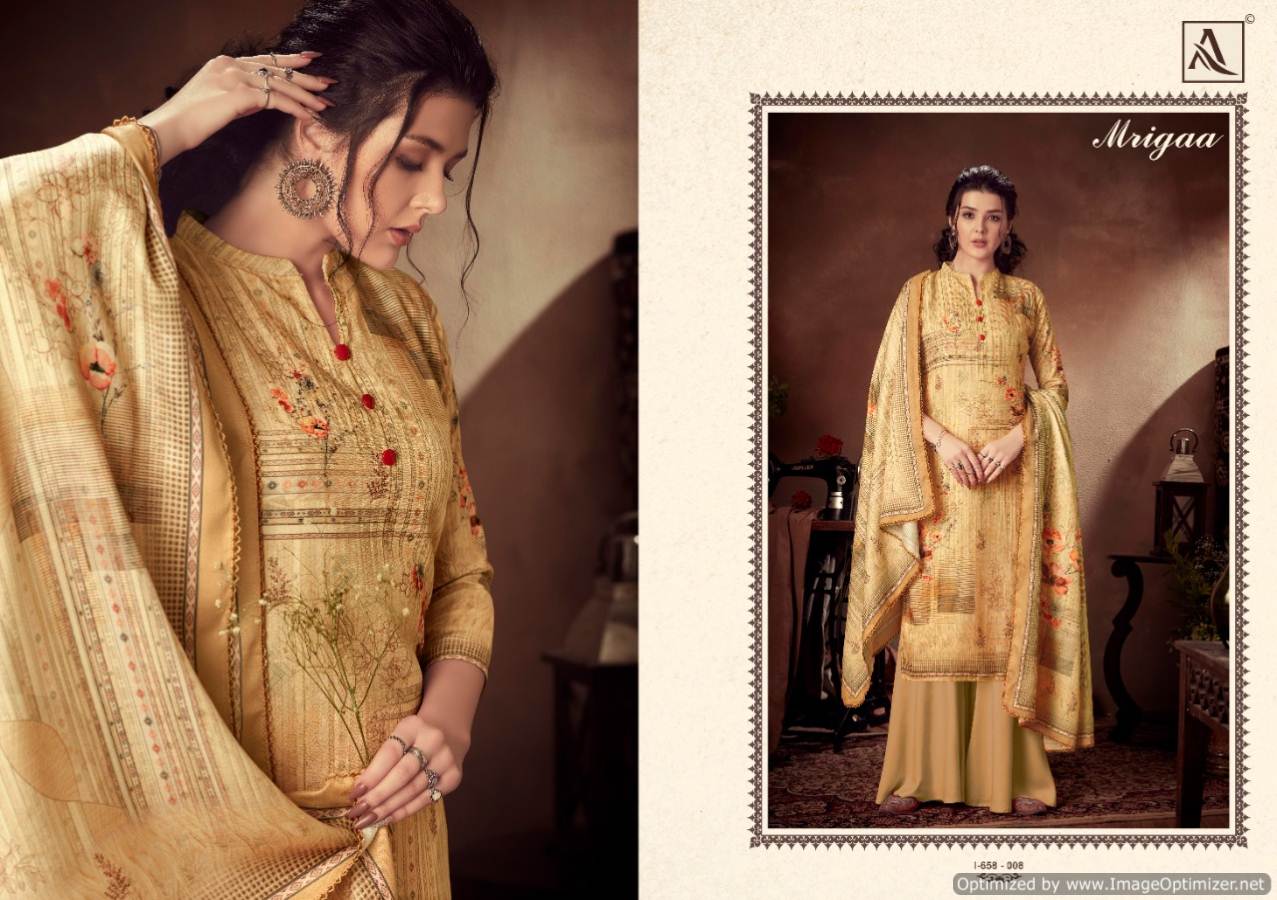 Alok Presents  Mrigaa  Designer Dress Material