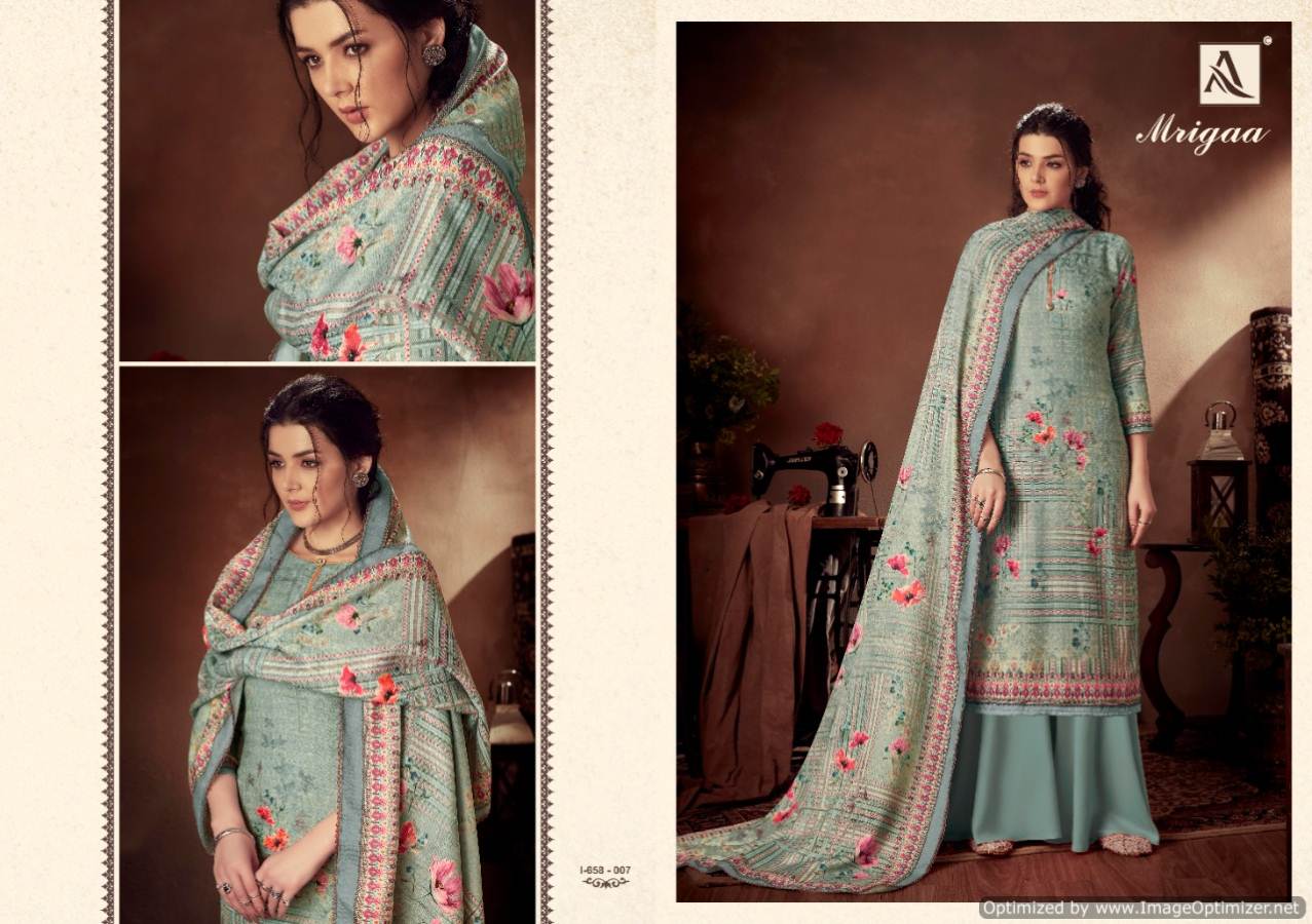 Alok Presents  Mrigaa  Designer Dress Material