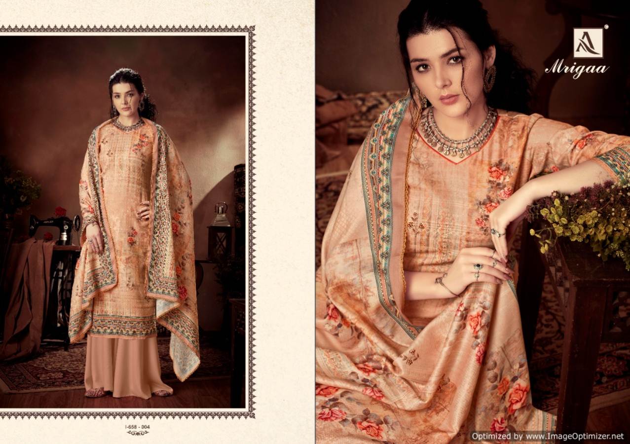 Alok Presents  Mrigaa  Designer Dress Material
