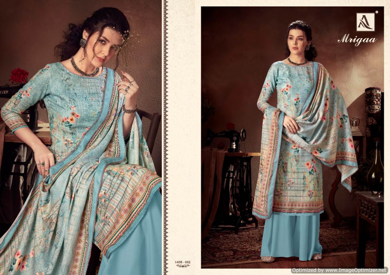 Alok Presents  Mrigaa  Designer Dress Material