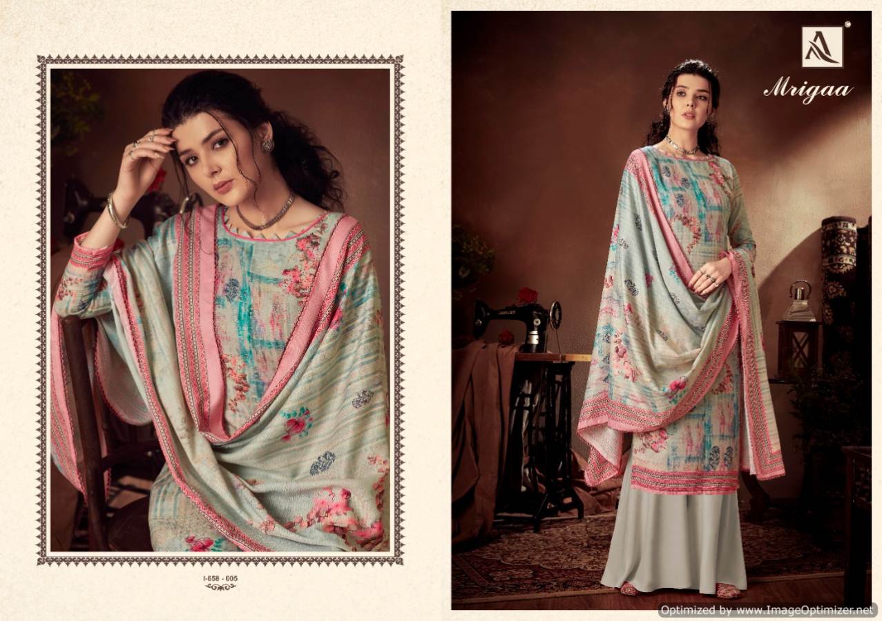 Alok Presents  Mrigaa  Designer Dress Material