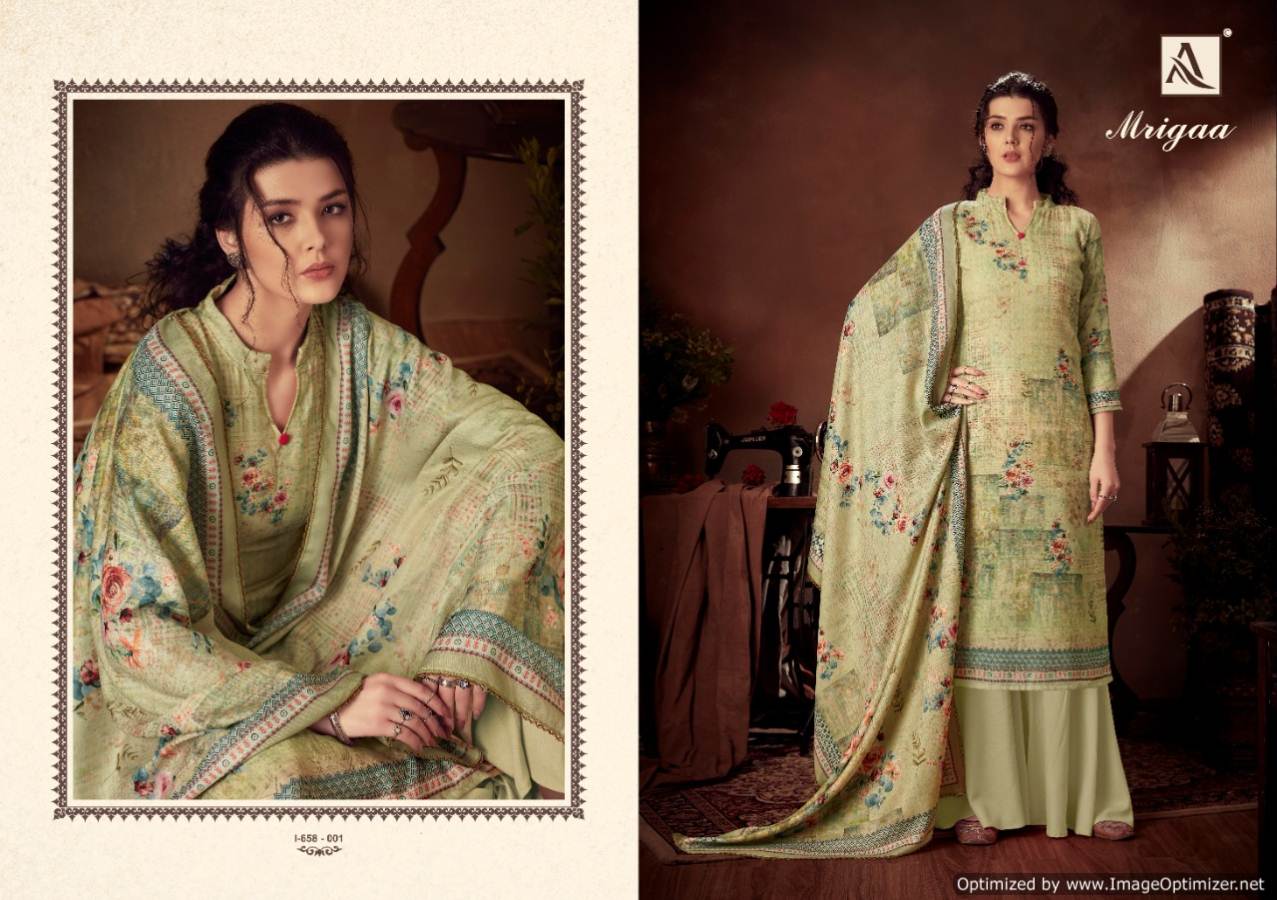 Alok Presents  Mrigaa  Designer Dress Material