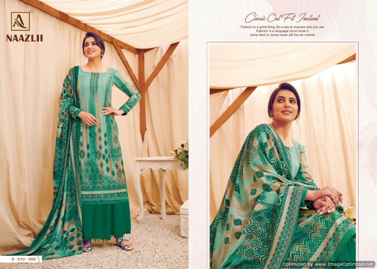 Alok  Presents Naazlii Designer Dress Material