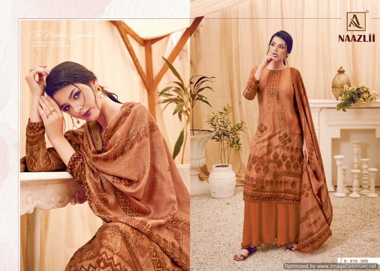 Alok  Presents Naazlii Designer Dress Material