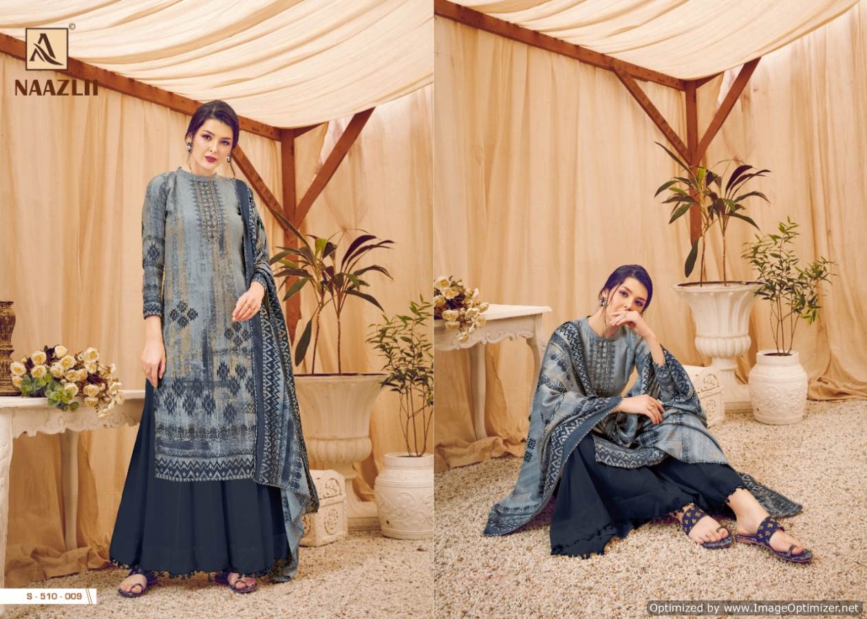 Alok  Presents Naazlii Designer Dress Material