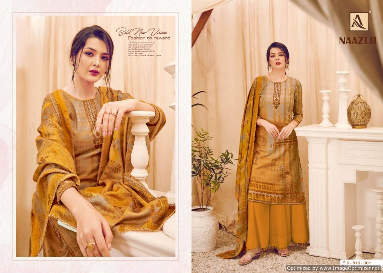 Alok  Presents Naazlii Designer Dress Material