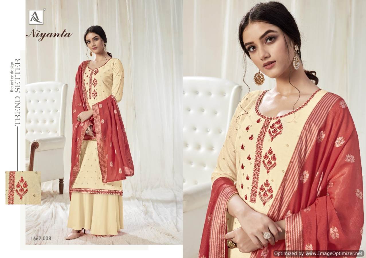 Alok  Presents Niyanta  Designer Dress Material Collection