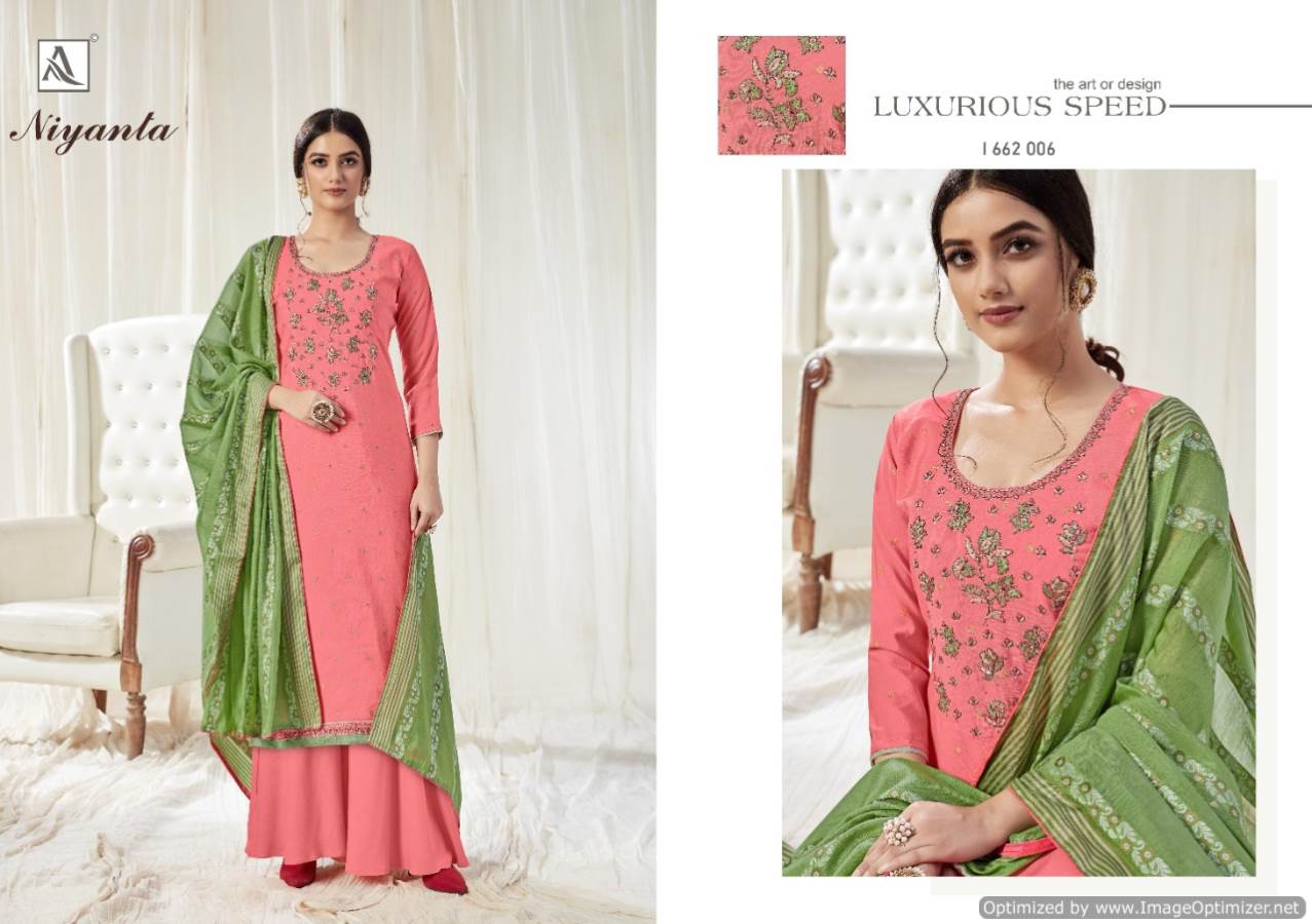 Alok  Presents Niyanta  Designer Dress Material Collection