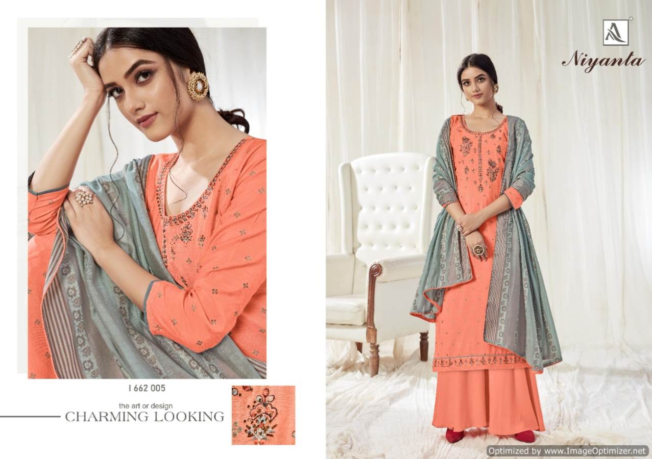 Alok  Presents Niyanta  Designer Dress Material Collection