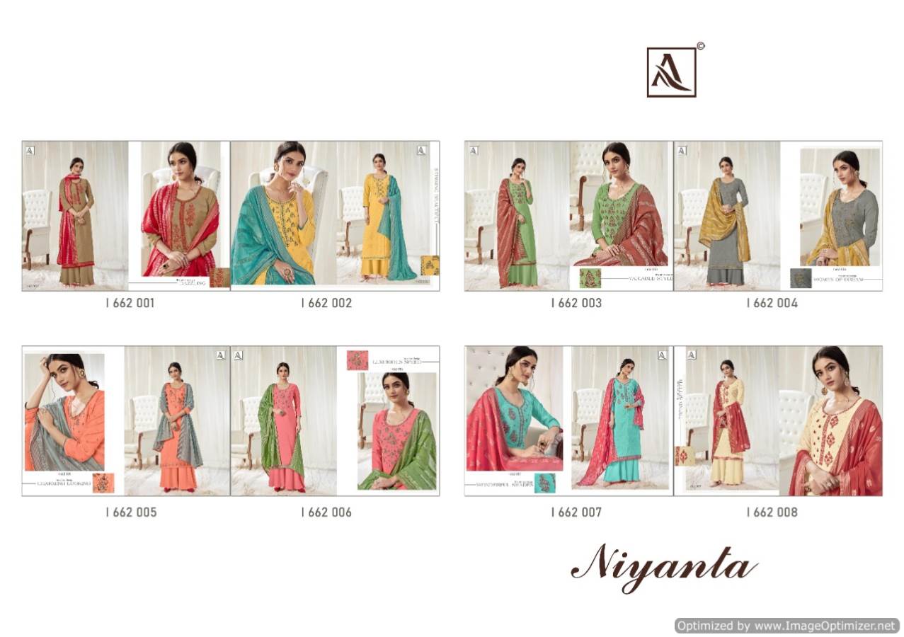 Alok  Presents Niyanta  Designer Dress Material Collection