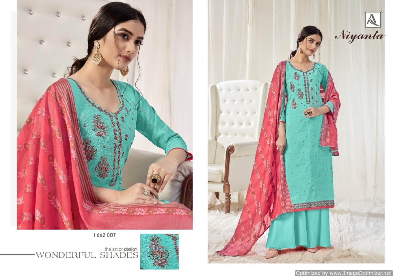 Alok  Presents Niyanta  Designer Dress Material Collection