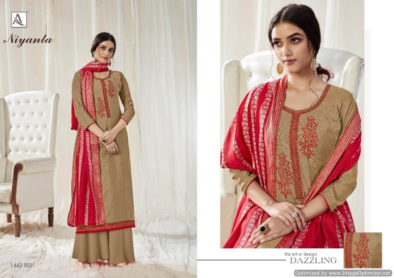 Alok  Presents Niyanta  Designer Dress Material Collection