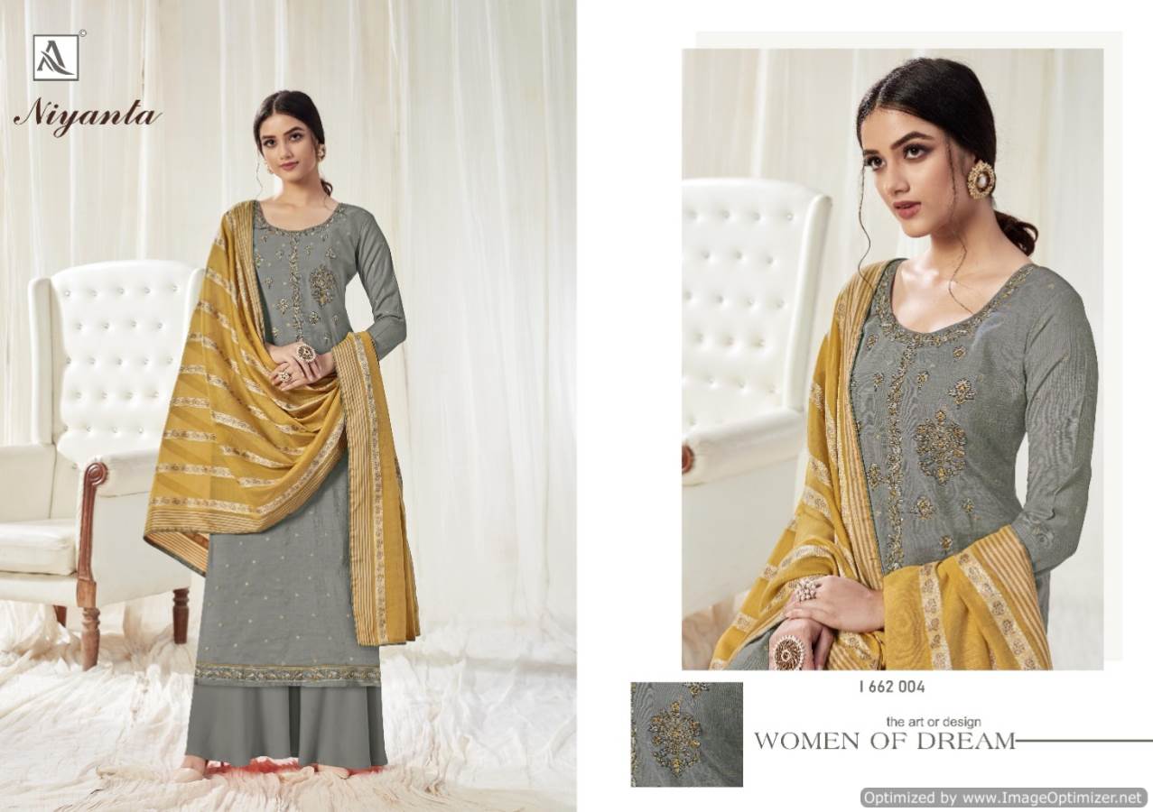 Alok  Presents Niyanta  Designer Dress Material Collection