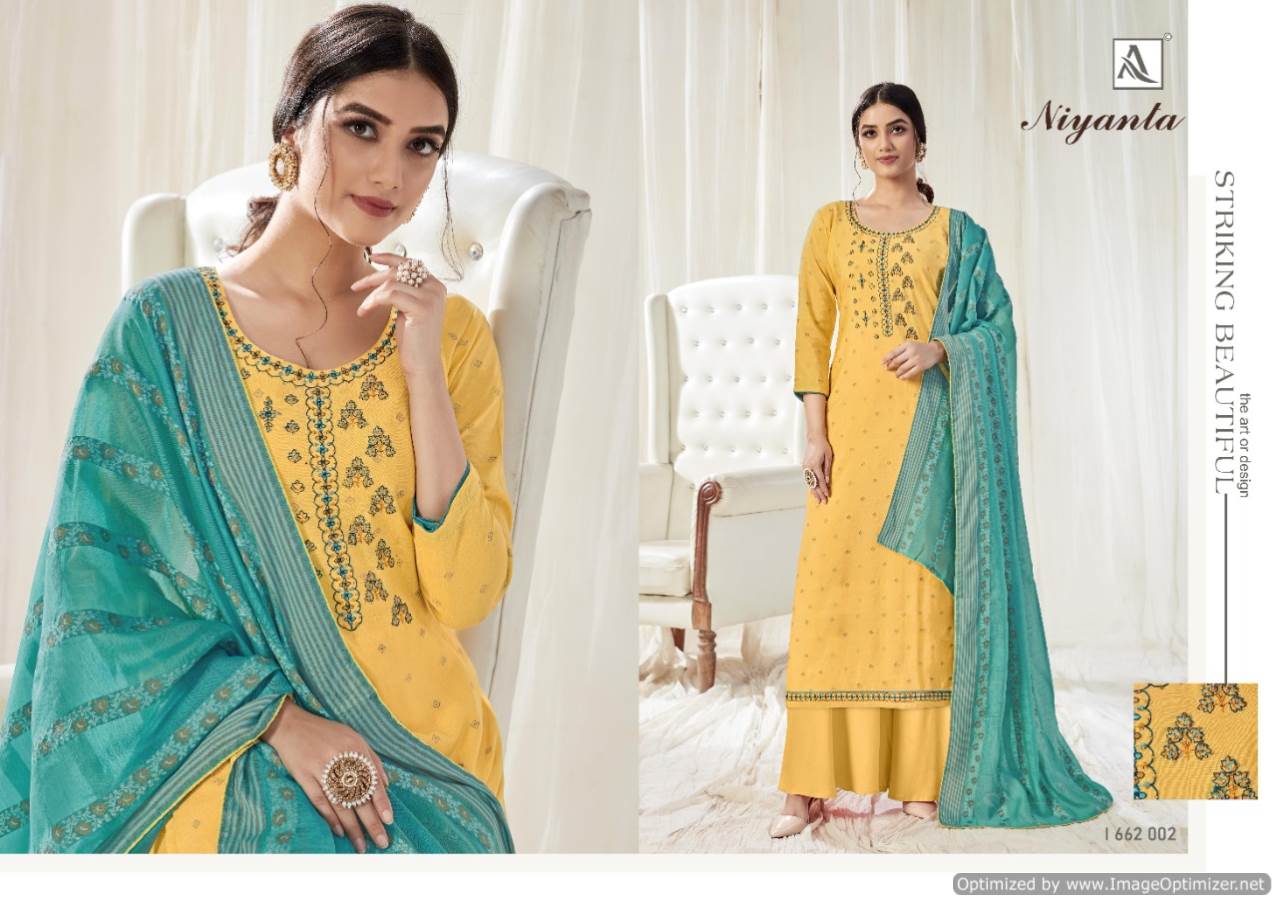 Alok  Presents Niyanta  Designer Dress Material Collection