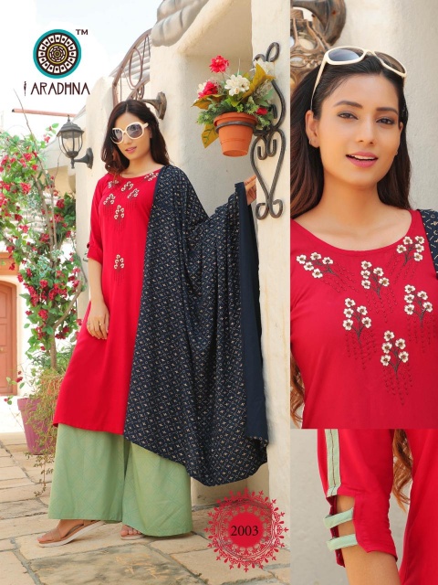 Aradhna  Presents Calendar Girl Vol 2 Festive Wear Ready Made Collection