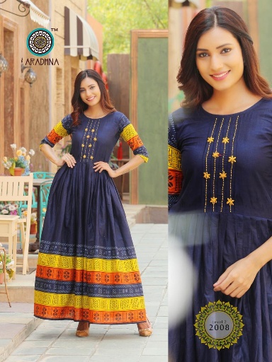 Aradhna Presents  Level Vol 2  Printed Long Kurti