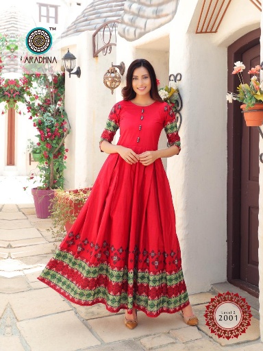 Aradhna Presents  Level Vol 2  Printed Long Kurti