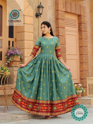 Aradhna Presents  Level Vol 2  Printed Long Kurti