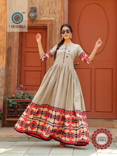 Aradhna Presents  Level Vol 2  Printed Long Kurti