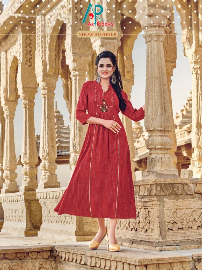 Art Riddhs Presents Meera Stylish Kurti Collection