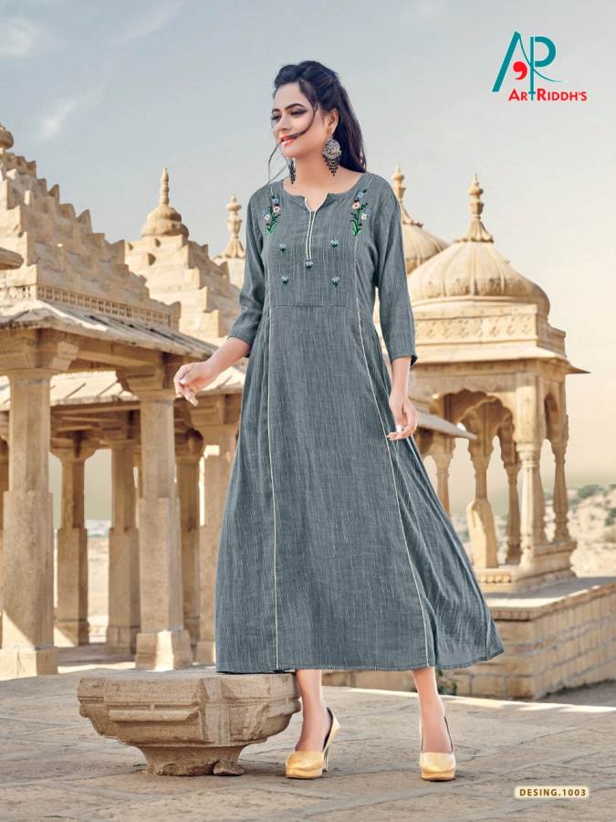 Art Riddhs Presents Meera Stylish Kurti Collection