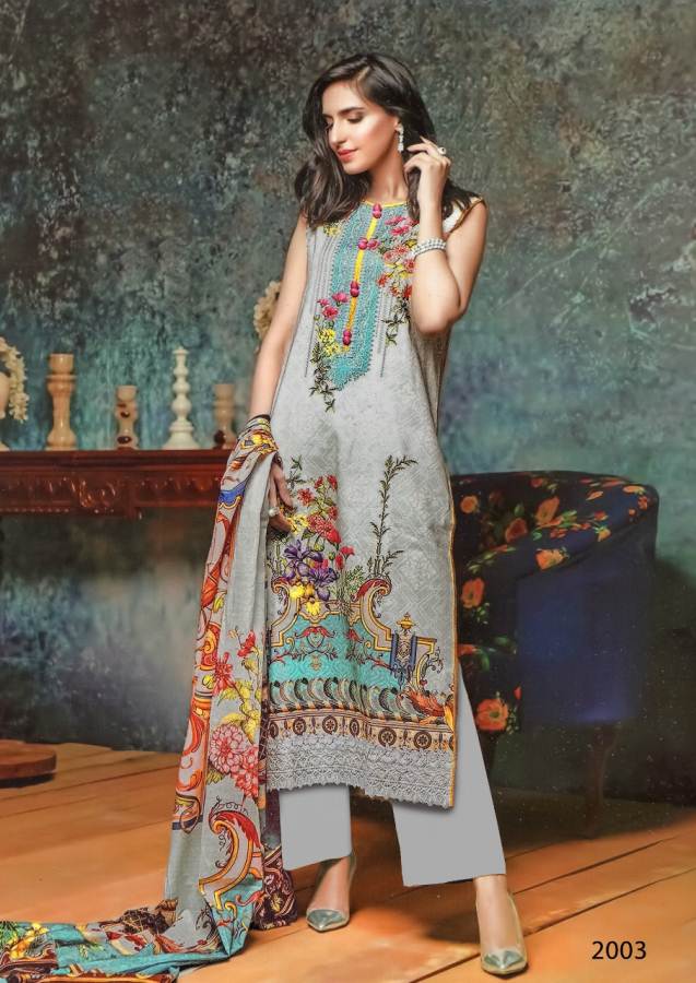 Asifa Nabeel Vol 2  Karachi Dress Material