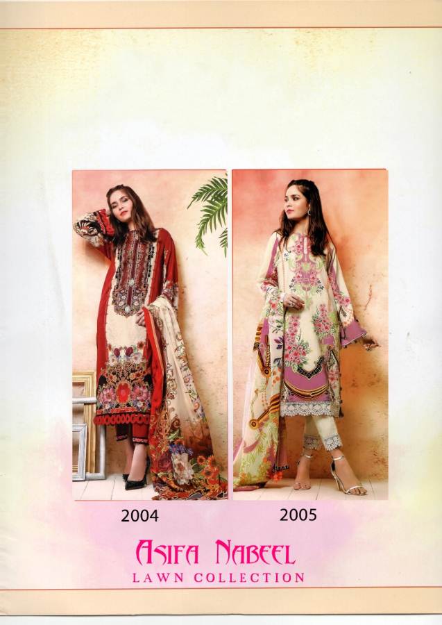 Asifa Nabeel Vol 2  Karachi Dress Material