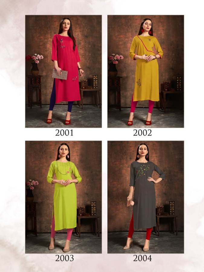 Banwery  Presents  Handwork   Casual Wear  Kurti Collection