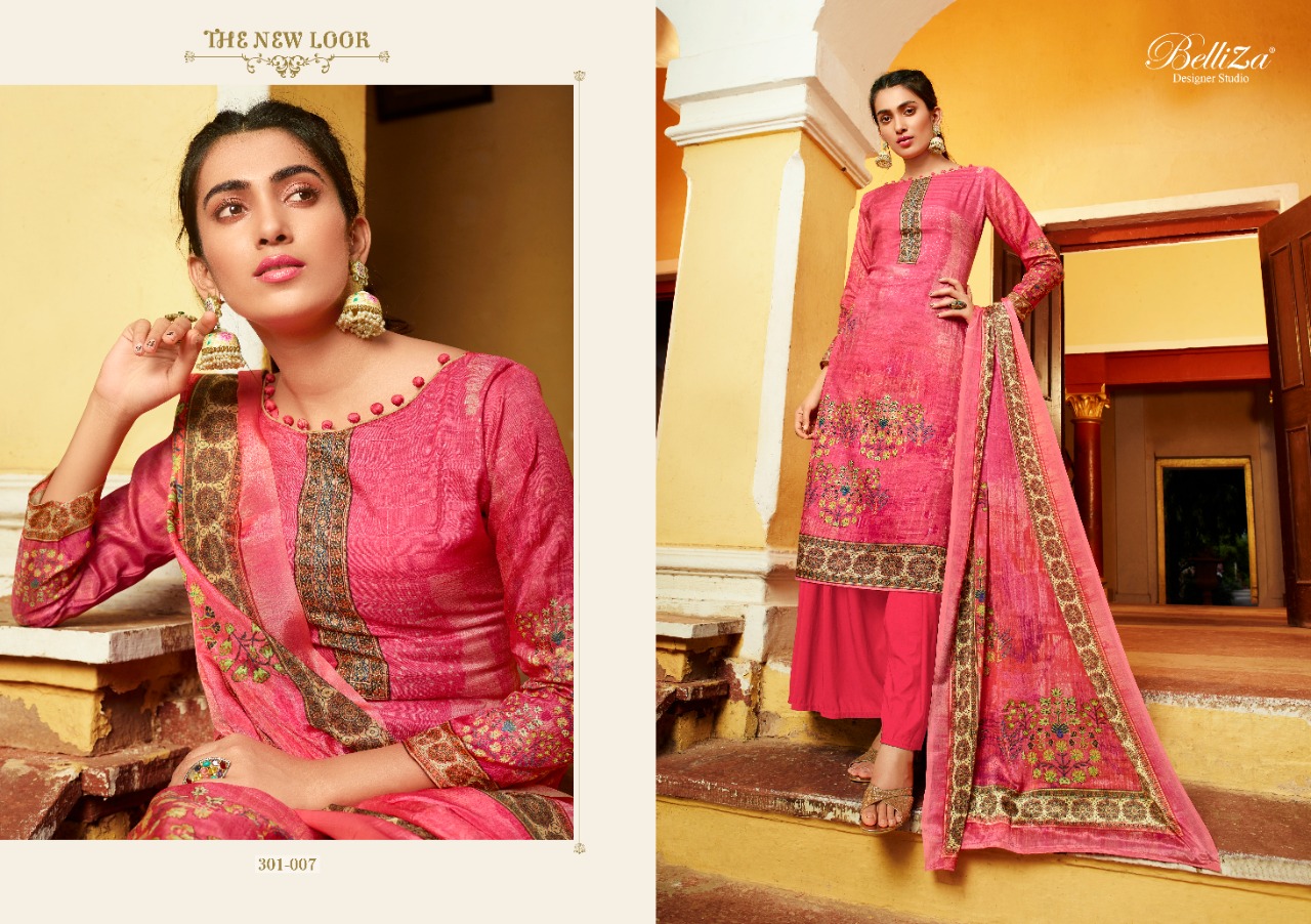 Belliza  Presents  Navya Designer Dress Material