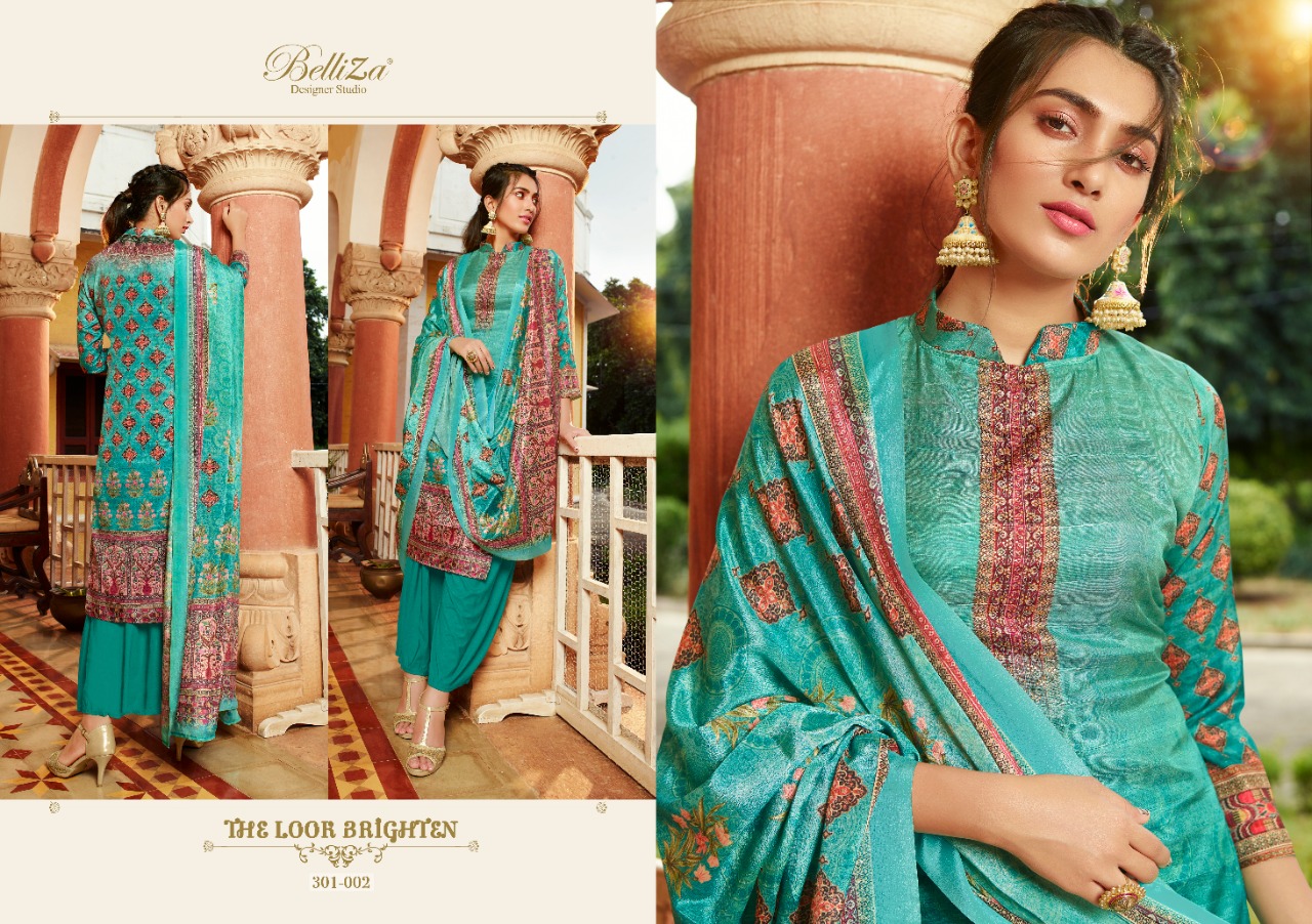 Belliza  Presents  Navya Designer Dress Material