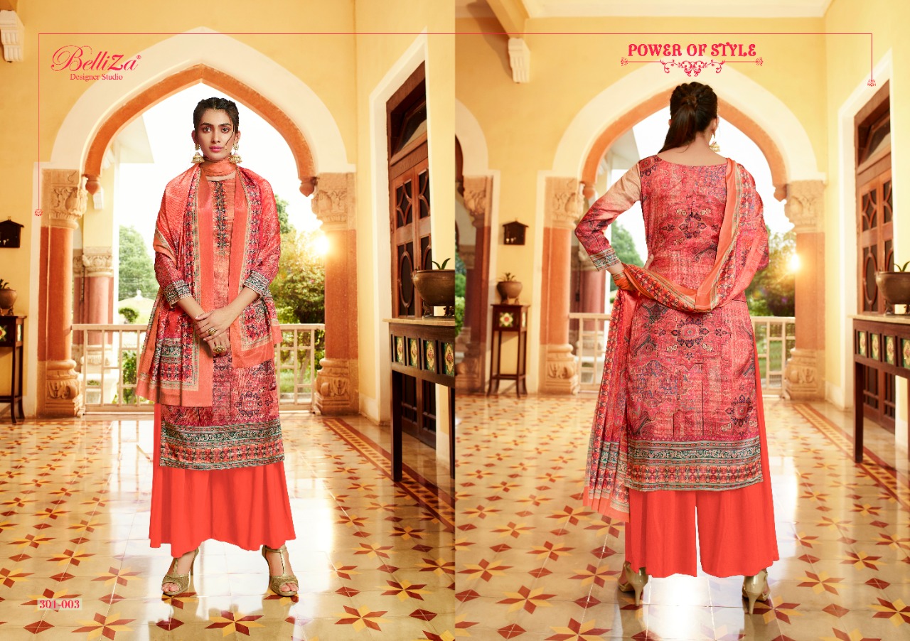 Belliza  Presents  Navya Designer Dress Material