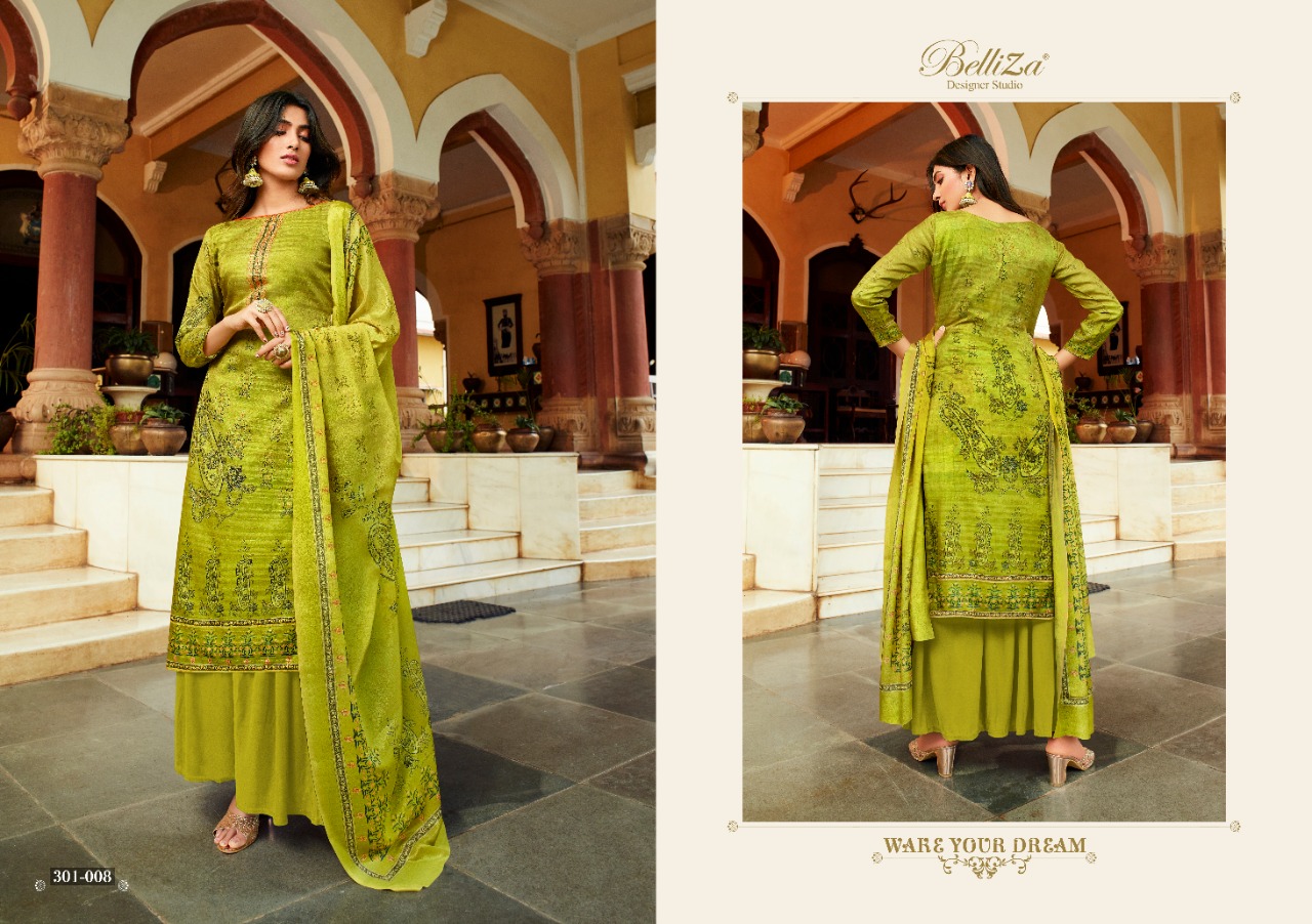 Belliza  Presents  Navya Designer Dress Material