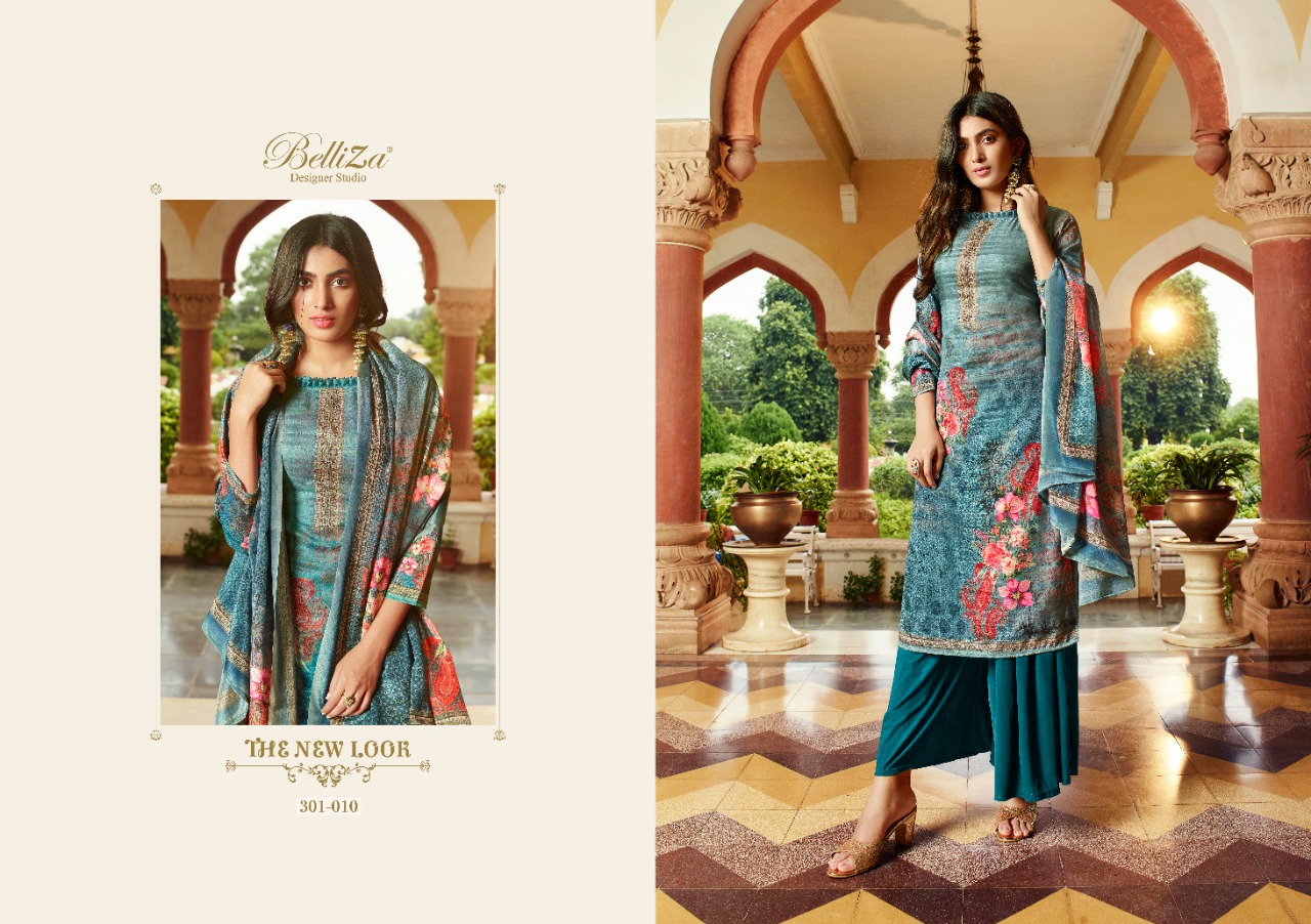 Belliza  Presents  Navya Designer Dress Material