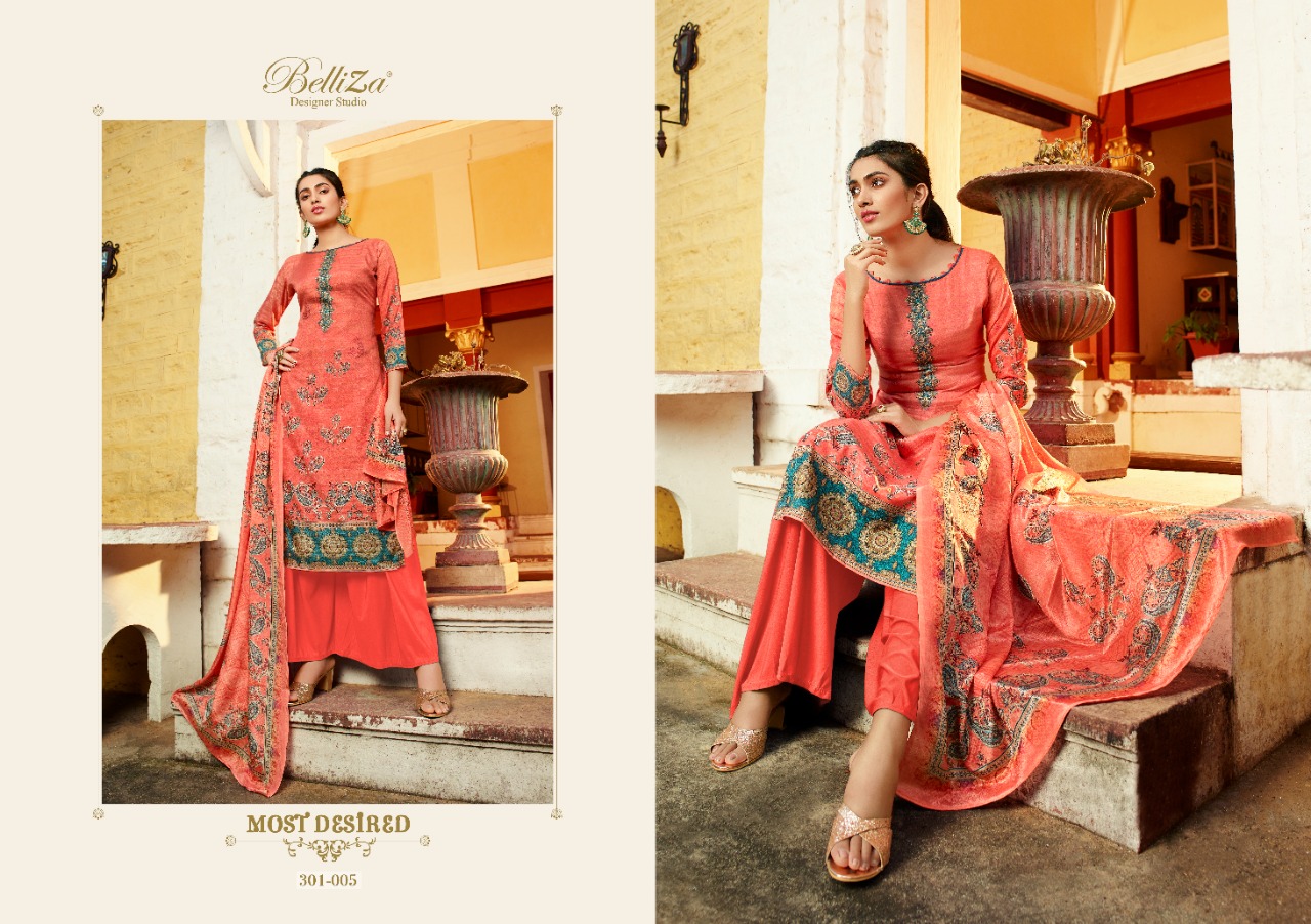 Belliza  Presents  Navya Designer Dress Material