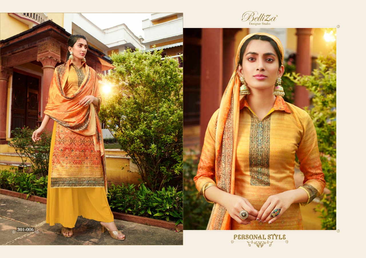 Belliza  Presents  Navya Designer Dress Material