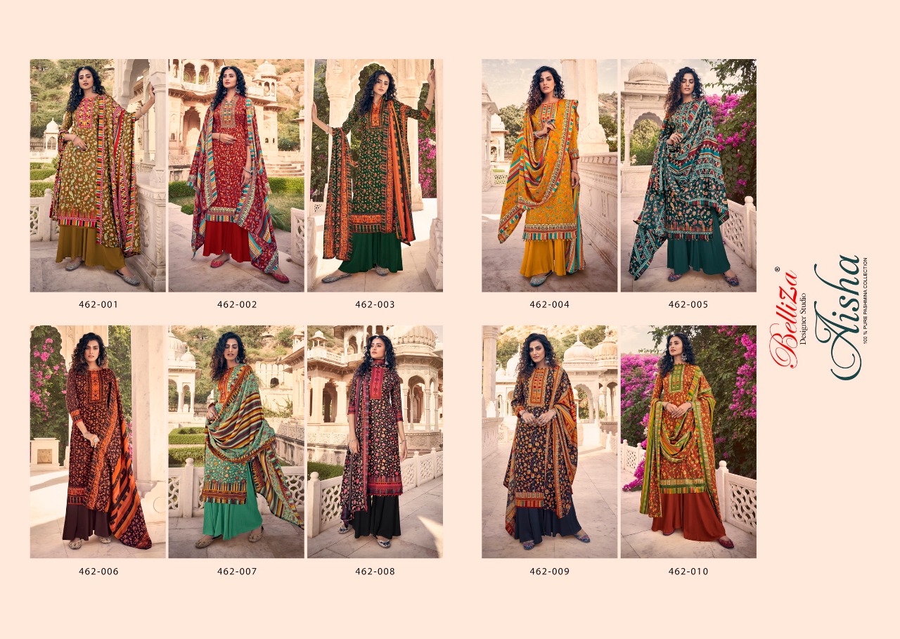 Belliza  Presents Aisha Vol 2 Designer Dress Material