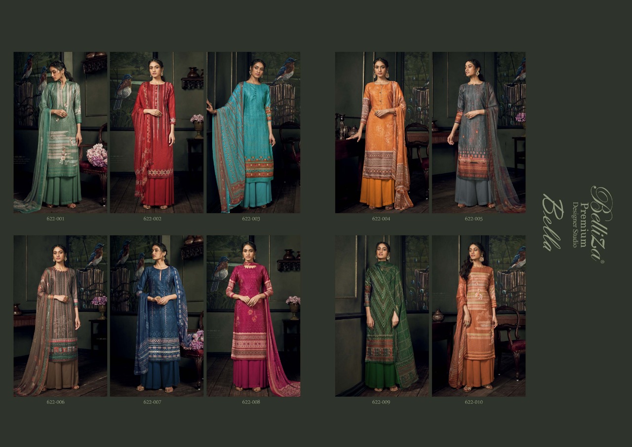 Belliza Presents Bella Designer Dress Material