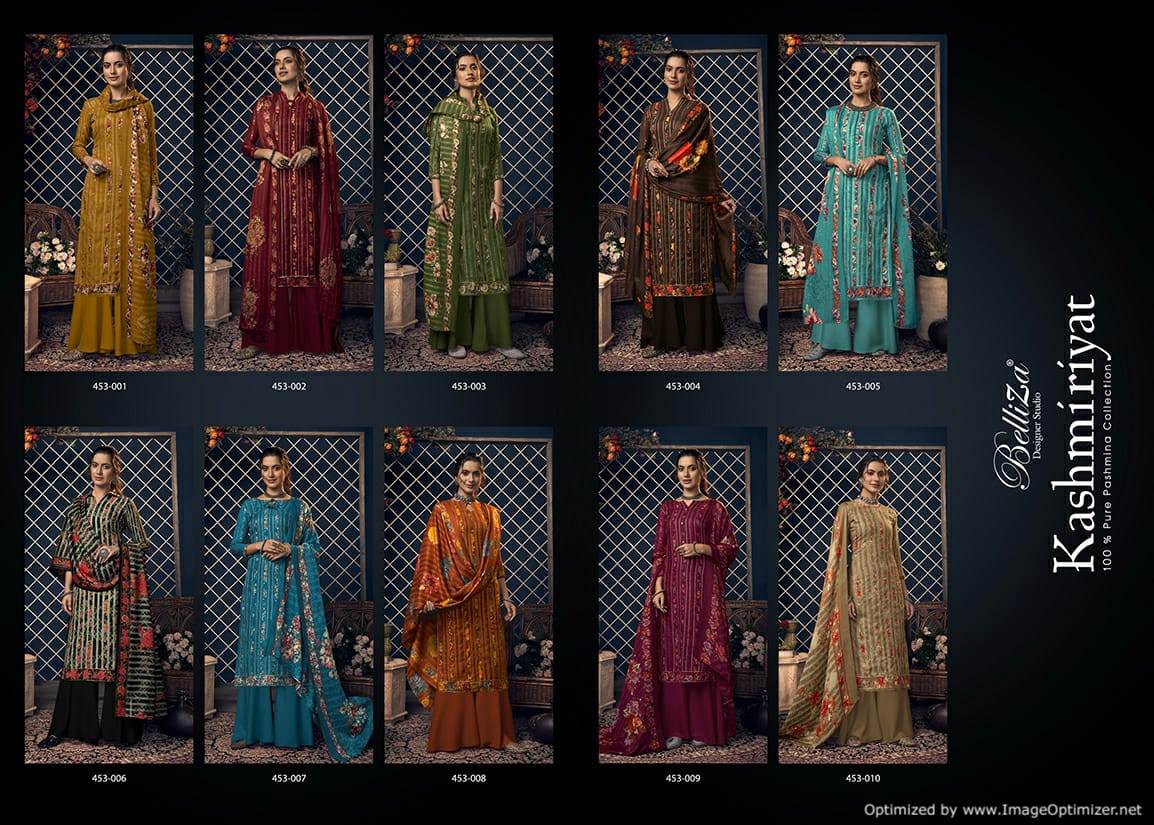 Belliza  Presents Kashmiriyat Designer Dress Material