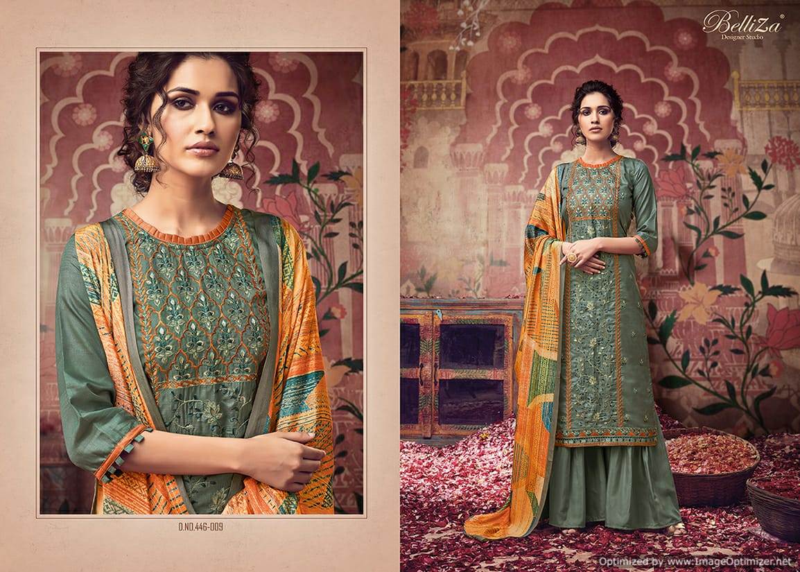 Belliza Presents  Maitri  Designer Dress Material