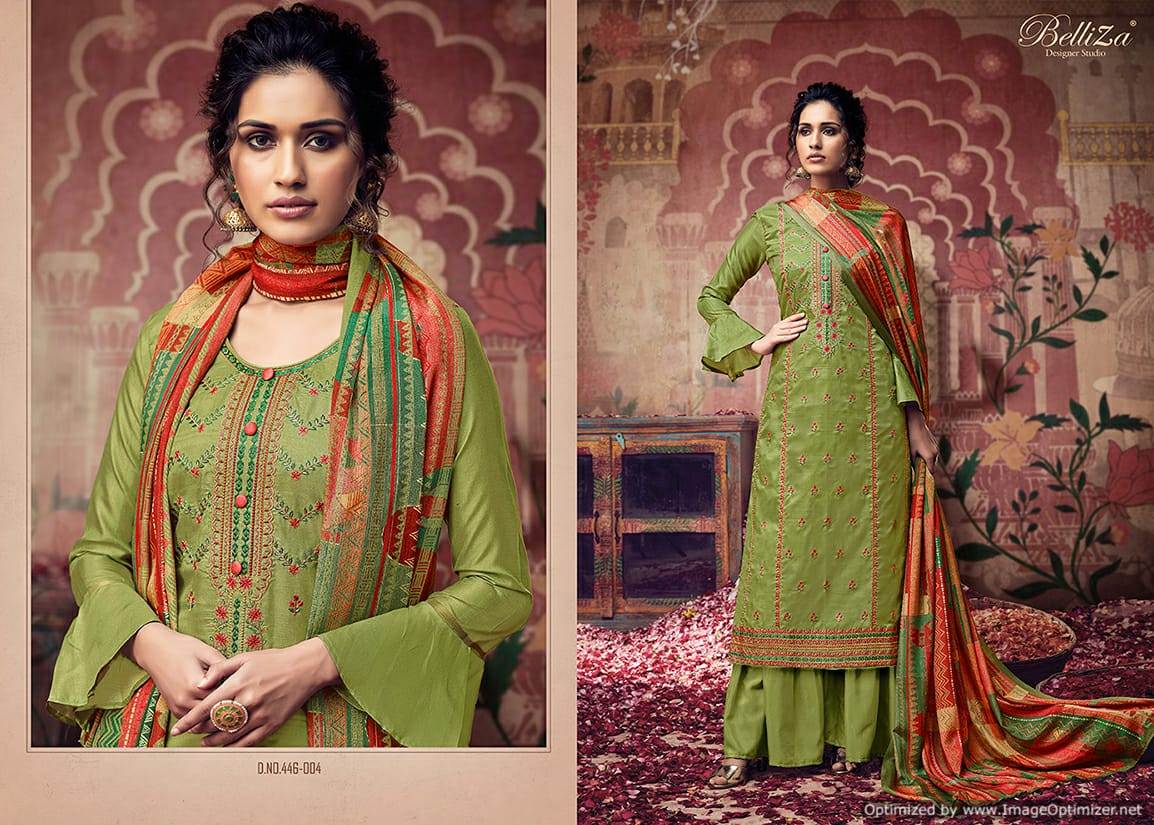 Belliza Presents  Maitri  Designer Dress Material
