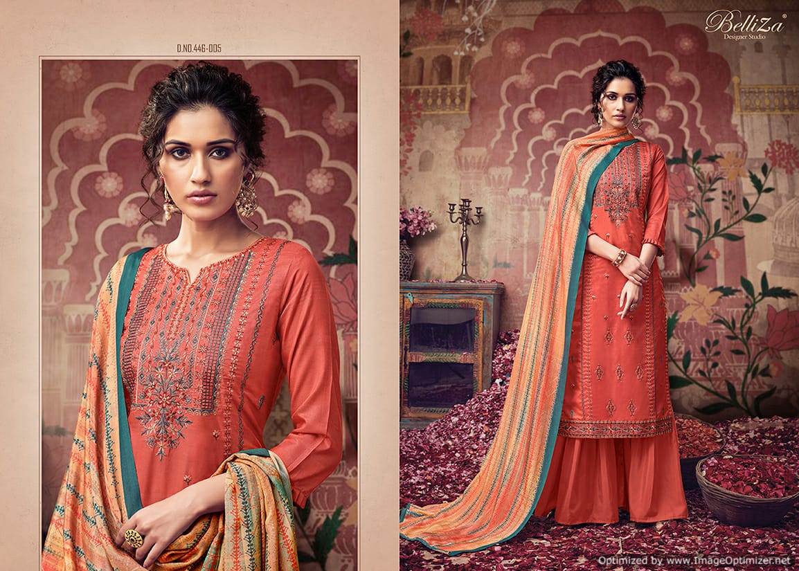 Belliza Presents  Maitri  Designer Dress Material