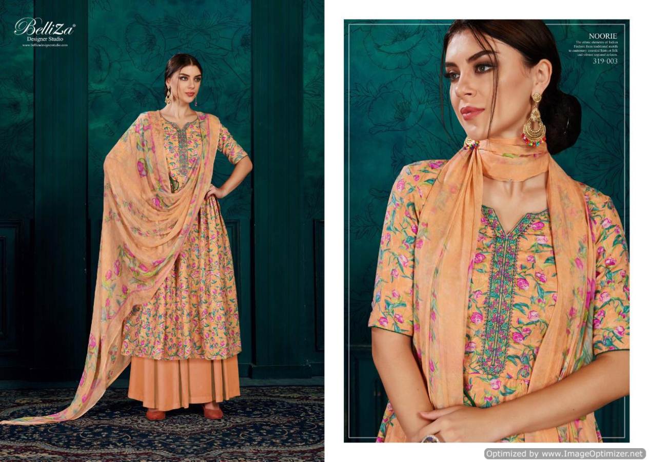 Belliza Presents  Noorie  Designer Dress Material