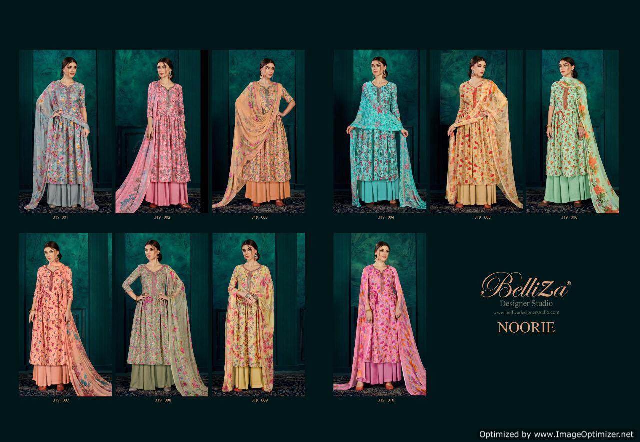 Belliza Presents  Noorie  Designer Dress Material