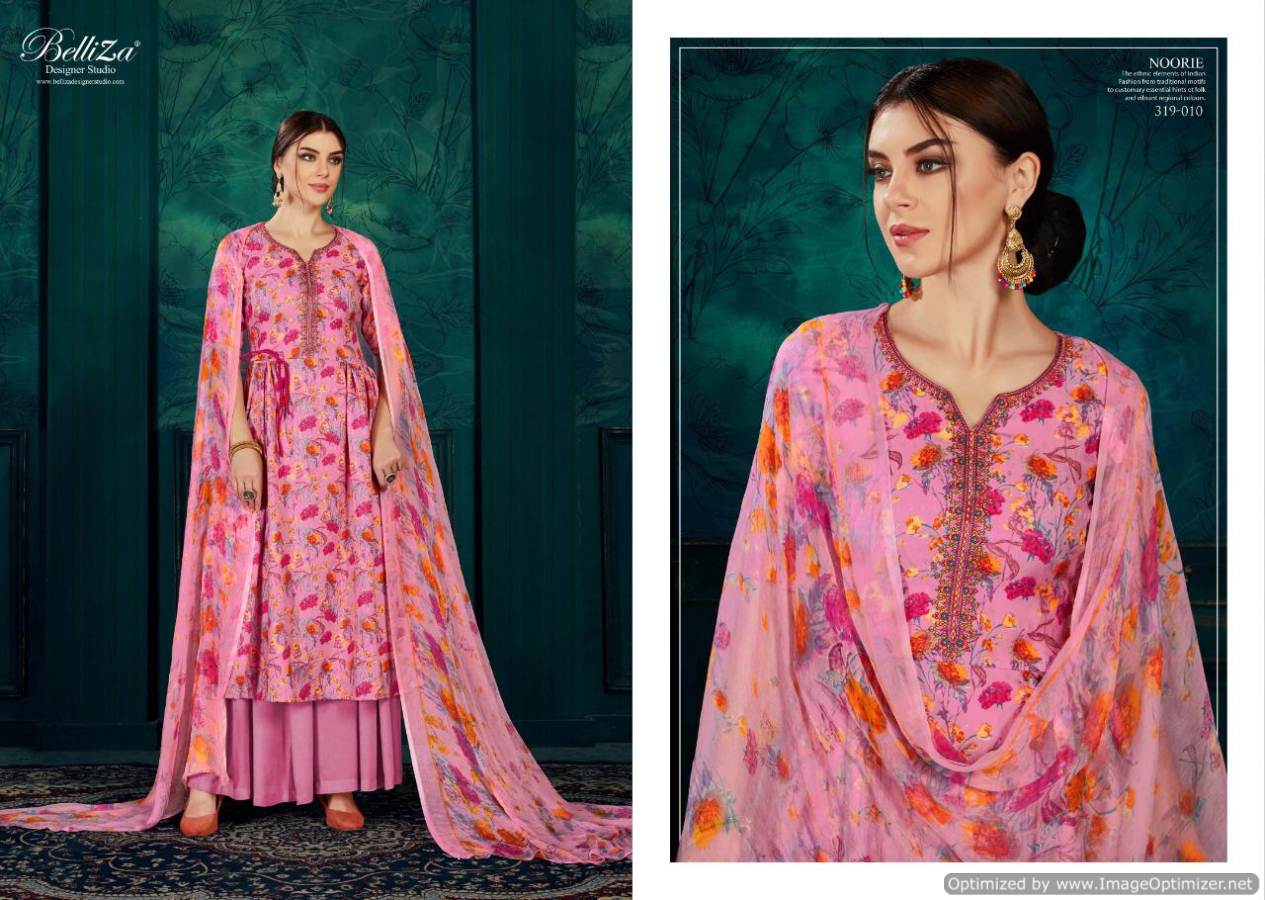 Belliza Presents  Noorie  Designer Dress Material