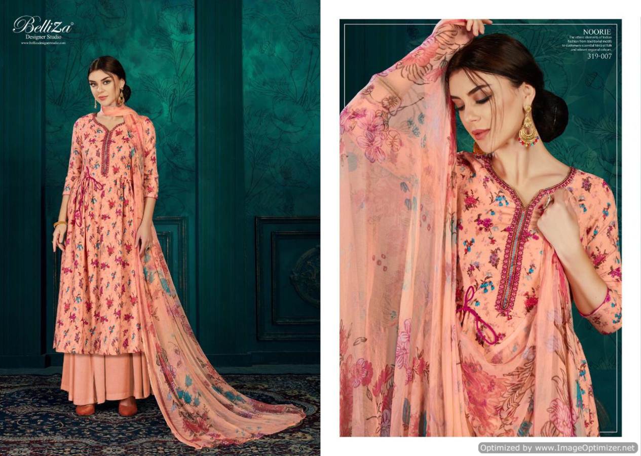Belliza Presents  Noorie  Designer Dress Material