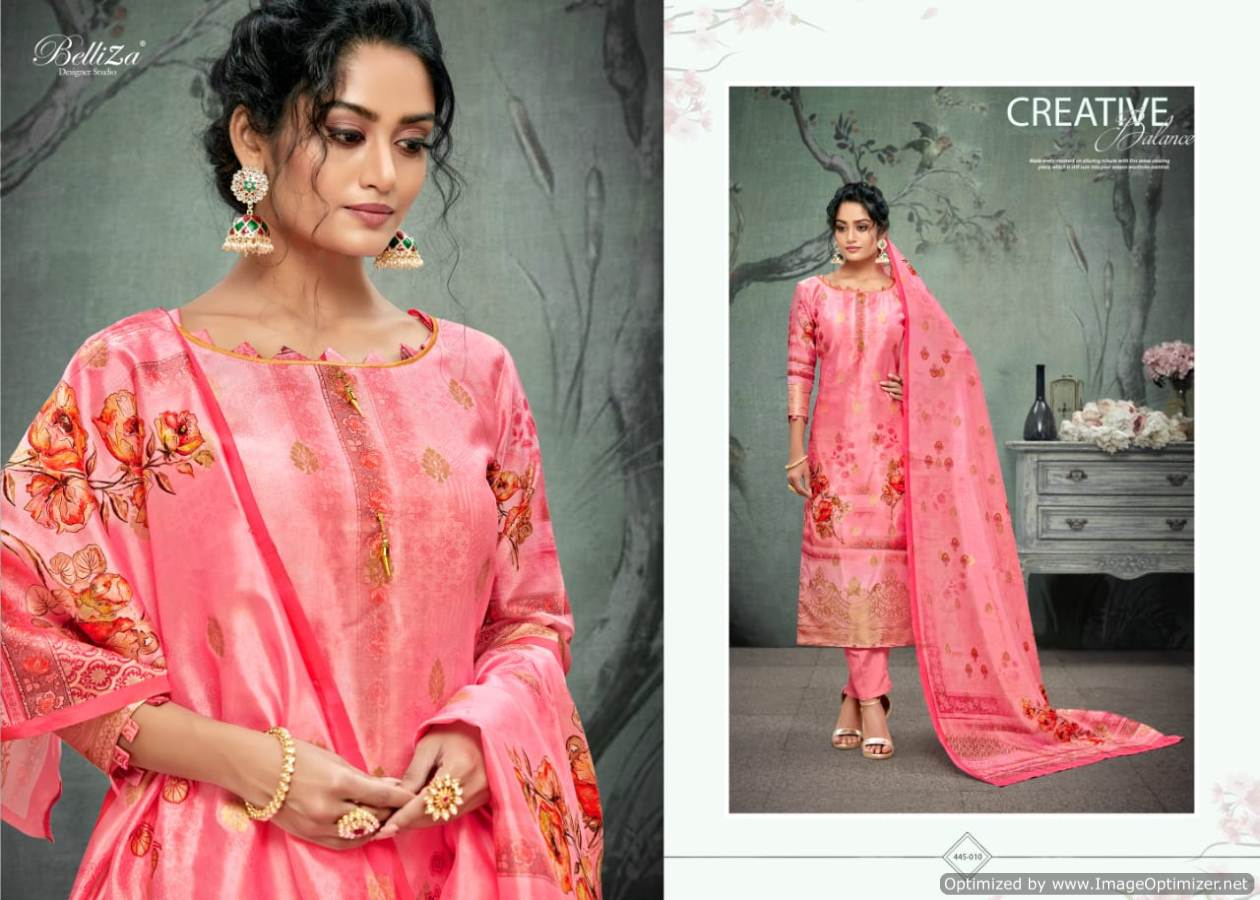 Belliza Presents  Paridhan  Designer Dress Material