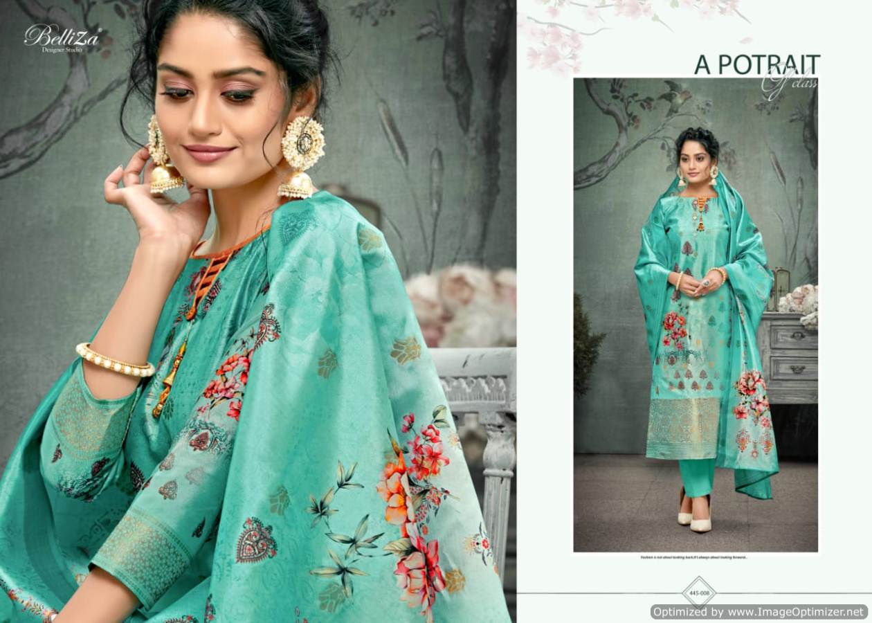 Belliza Presents  Paridhan  Designer Dress Material
